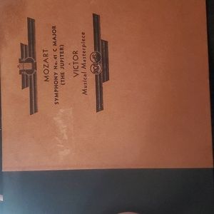 Mozart Symphony No. 41 C Major (The Jupiter) Vinyl Record Box Set w/Program
